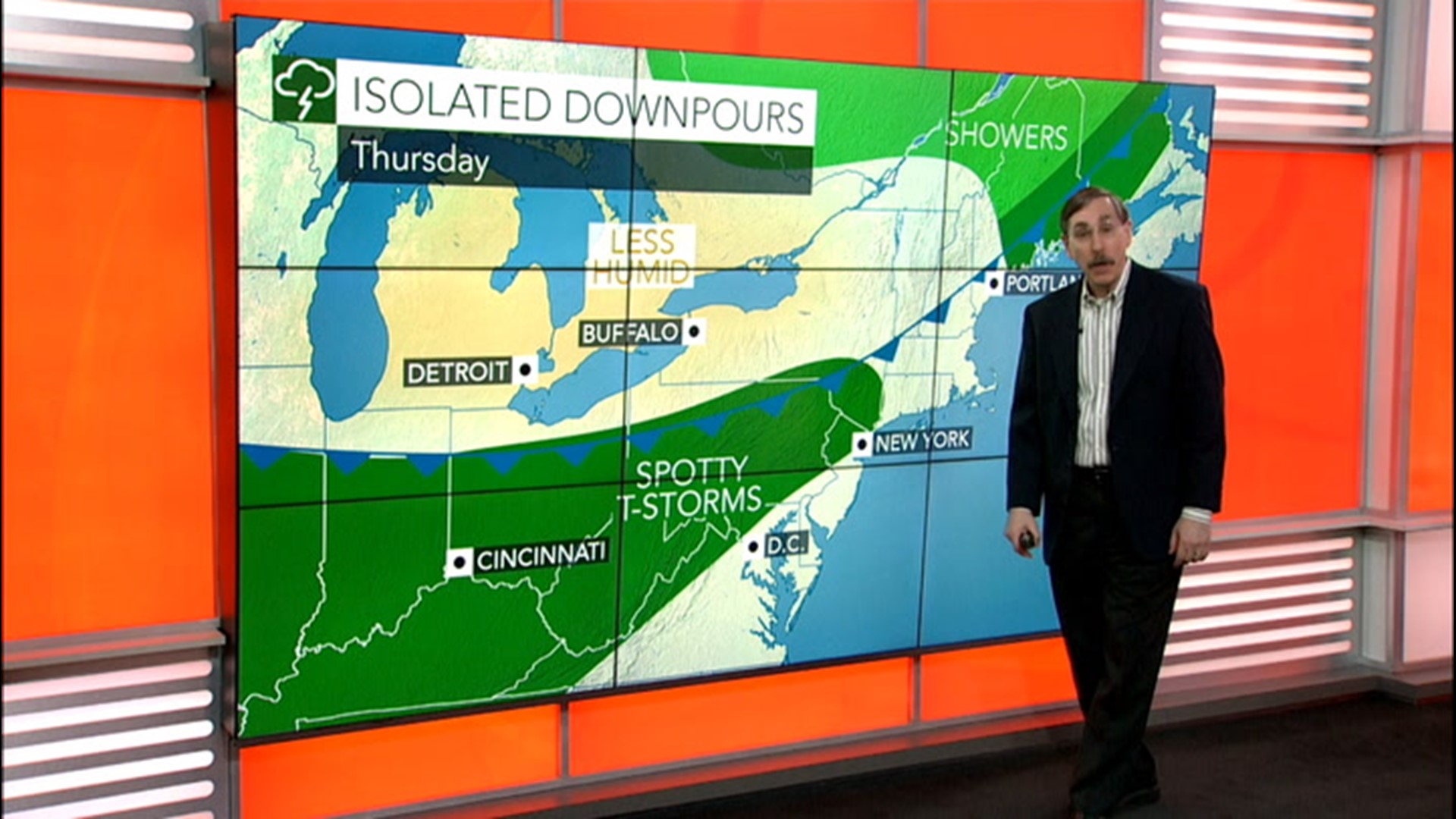 Early Fall-like weather is about to move into Midwest and East. Evan Myers has details