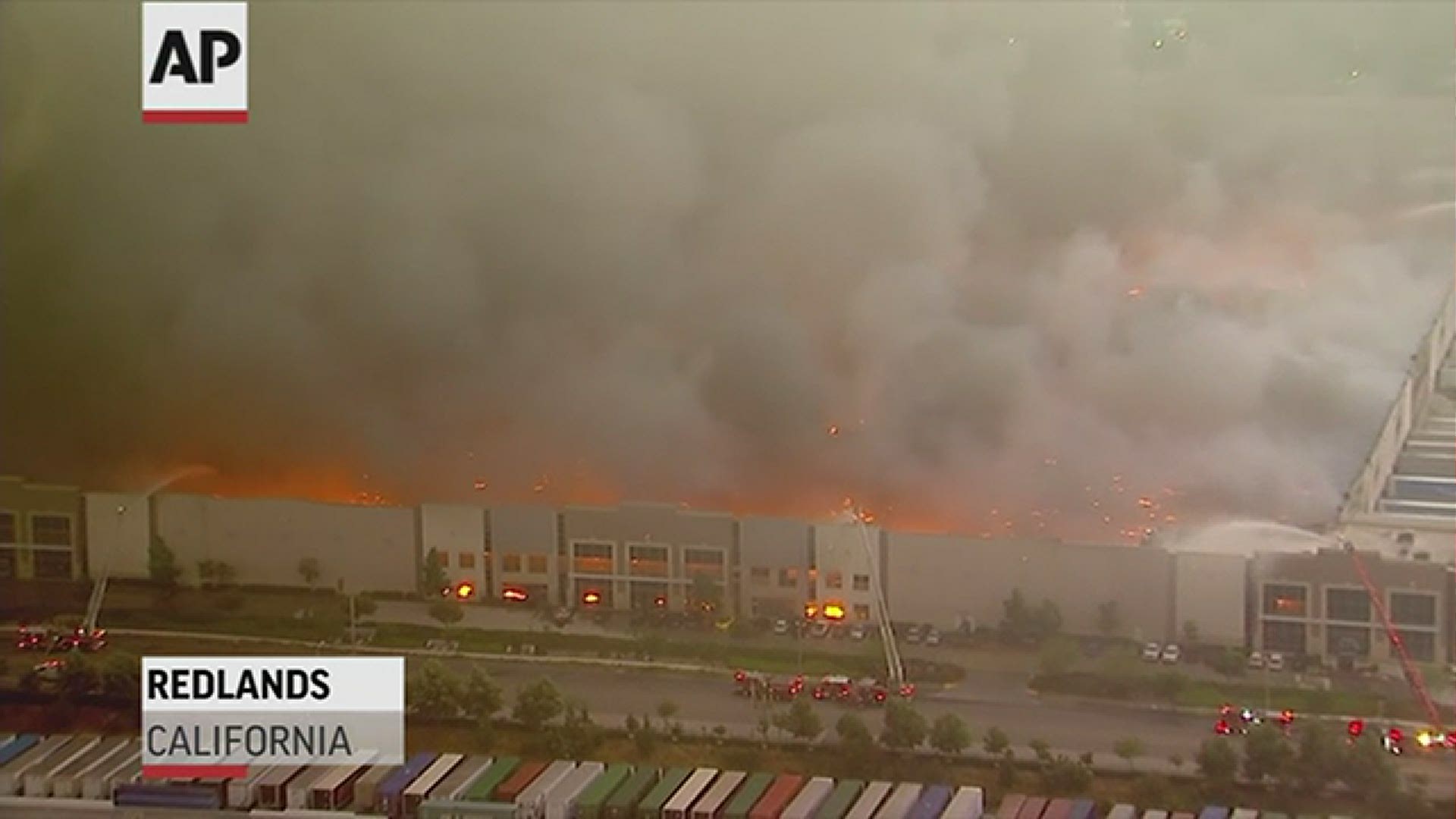 A fire early Friday destroyed a Southern California distribution facility that was used to ship items to Amazon customers.