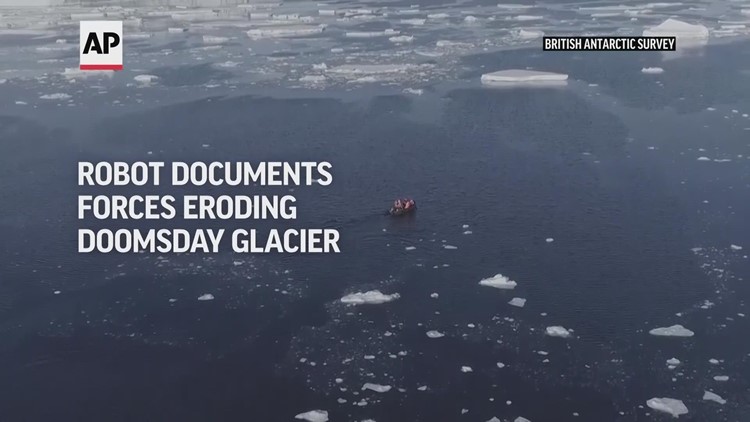 Robot documents forces eroding Doomsday Glacier