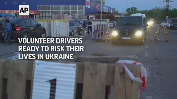 Volunteer drivers ready to risk their lives in Ukraine