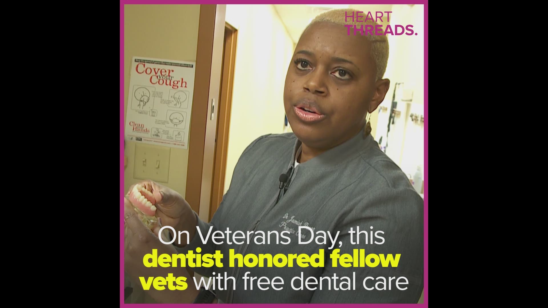 This dentist honors her fellow veterans with free services on Veterans Day.