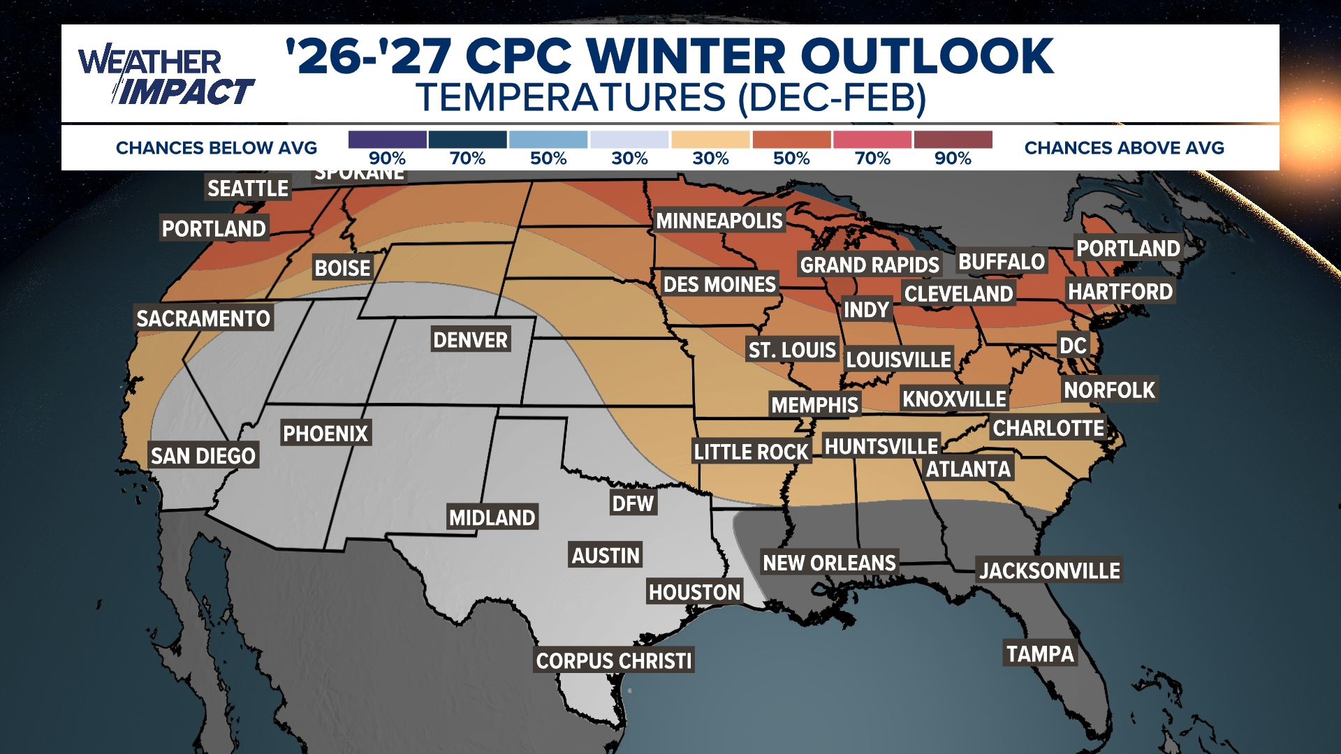 NOAA releases winter weather outlook for 2026-2027: Here's what to ...