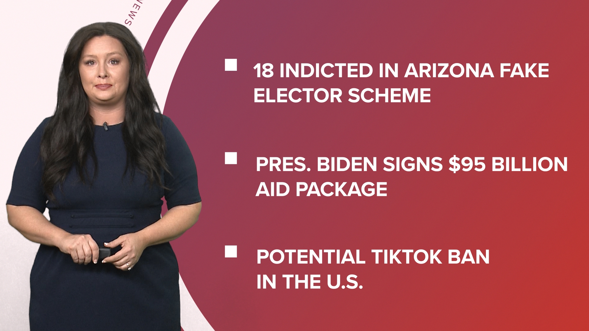 A look at what is happening in the news from abortion law back in the spotlight to Pres. Biden signing a foreign aid bill and new airline rules to help consumers.