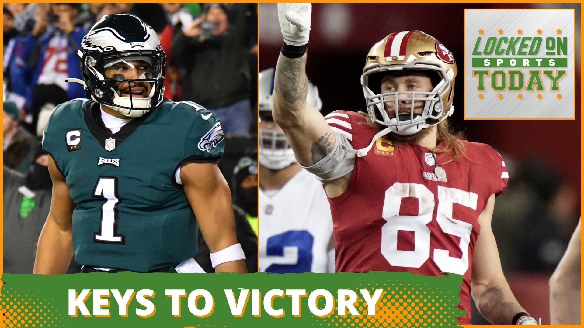 Discussing the day's top sports stories from the biggest factor that could lead the Eagles over the 49ers to the Bengals look to beat the Chiefs for the 4th time.