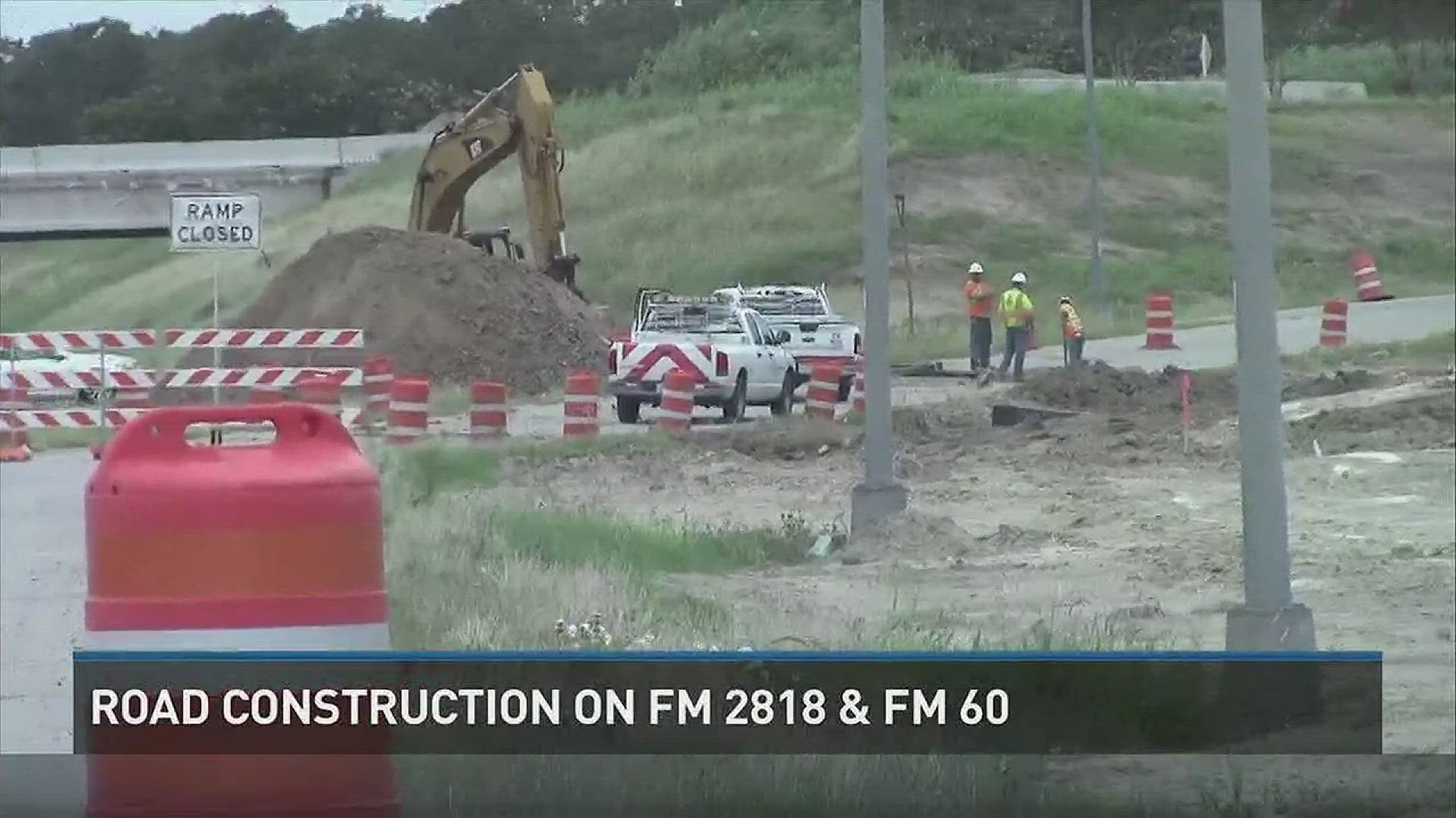 Crews working on the diverging diamond interchange project are making changes to ramps.