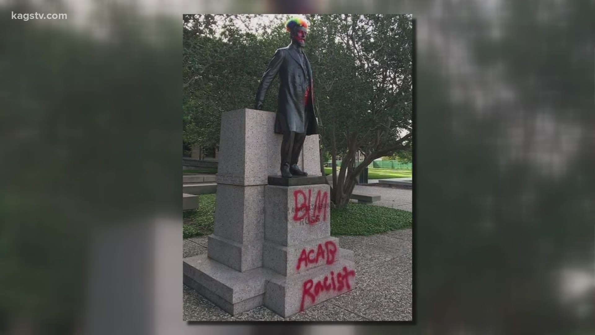 TAMU police are investigating after the "Sully" statue was vandalized overnight.