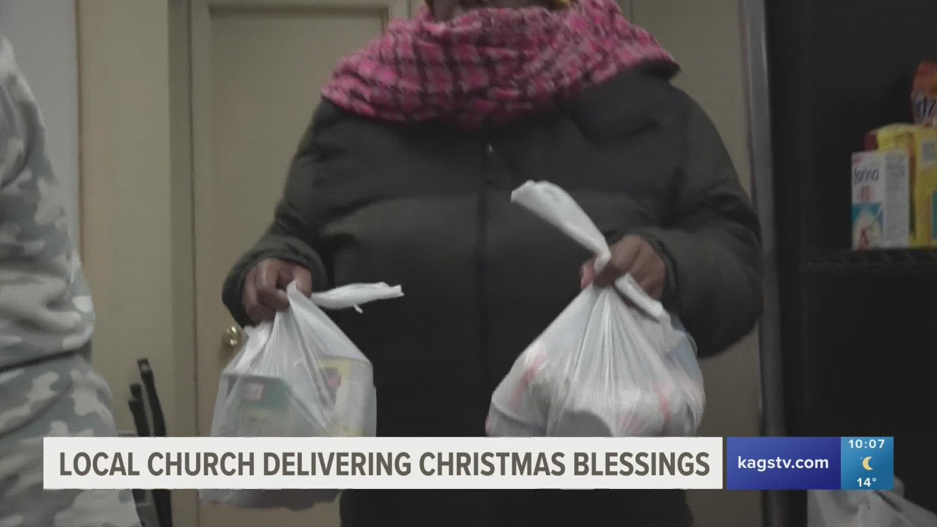 Kingdom Focus Ministries in Bryan delivered groceries from their food pantry on Thursday, but are also looking to do more in the new year.