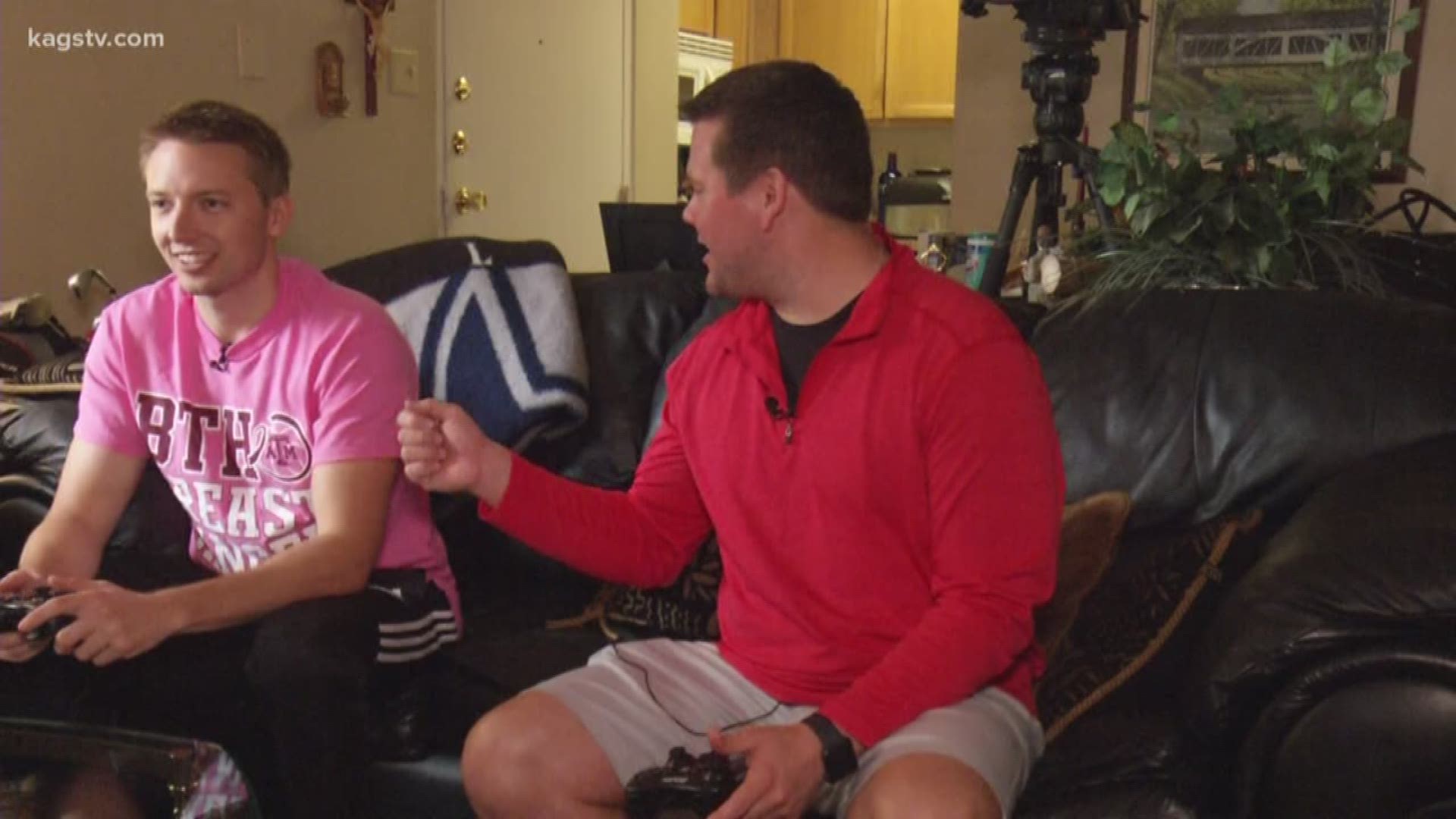 In the first KAGS Sports challenge, Justin faced Mike in a game of NCAA Football. Mike earned the seven point win.