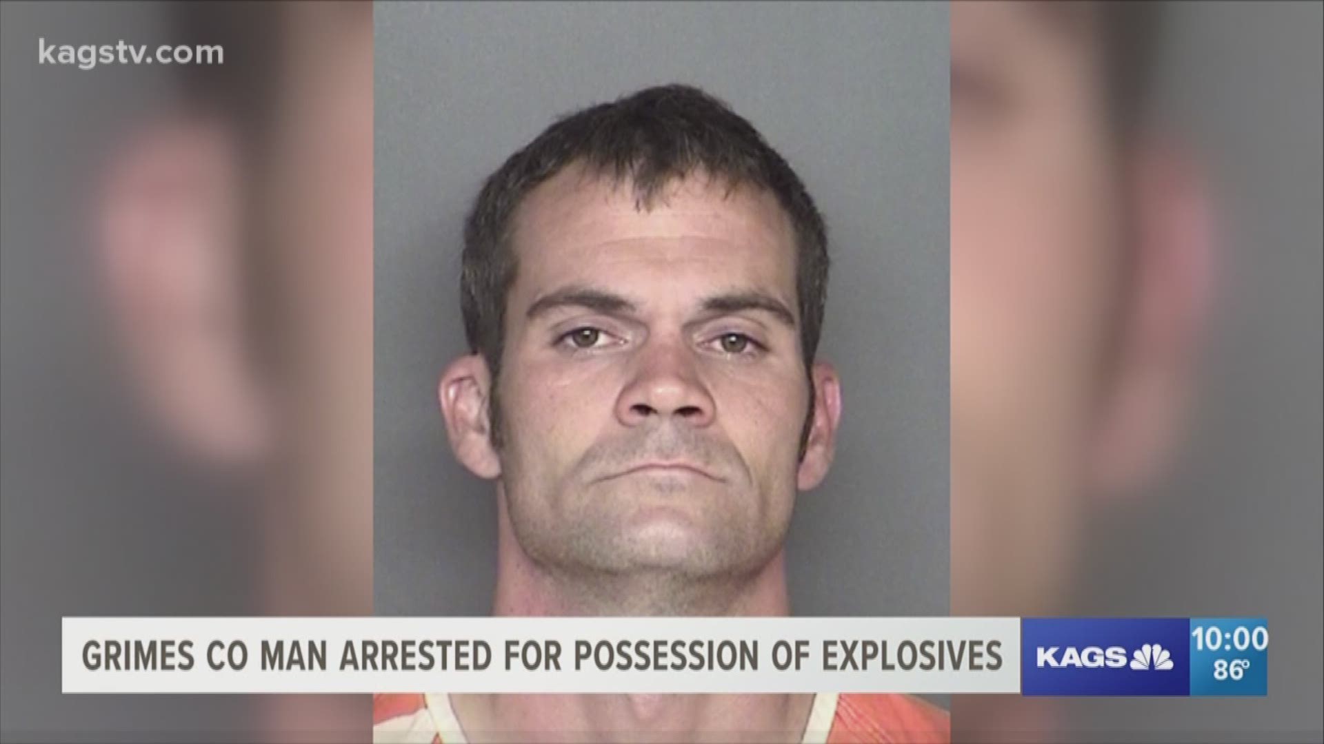 Grimes county man arrested for possession of explosive weapons