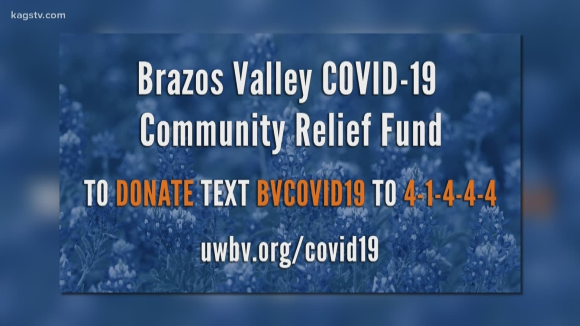 United Way of Brazos Valley will spearhead relief fund for those affected by Coronavirus.