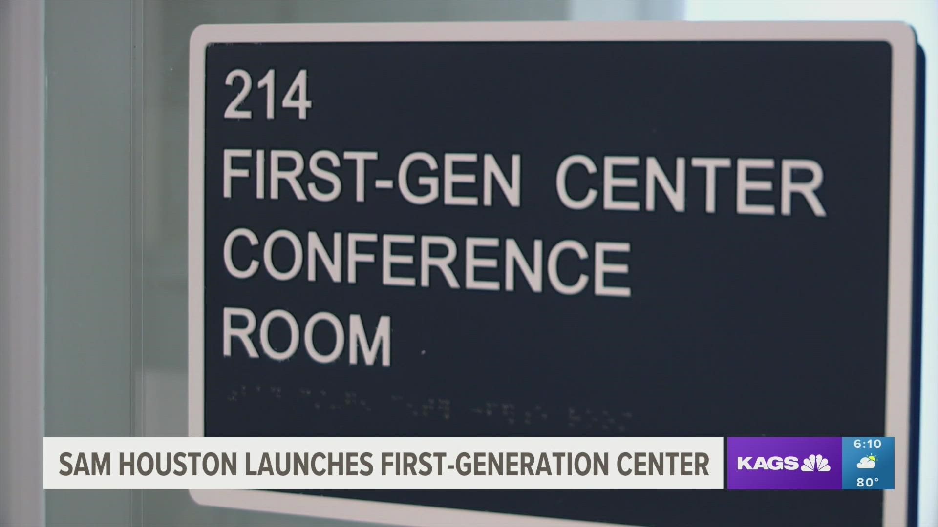 The new first-generation center for students was created to assist the roughly 50% of the student body that is the first in their family to attend the institution