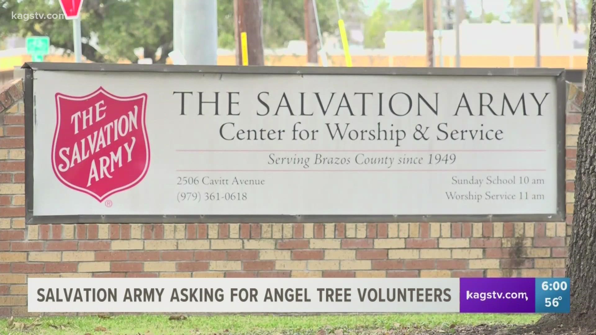 The Salvation Army Bryan/College Station is seeking out vital volunteers and gifts for their annual Angel Tree program