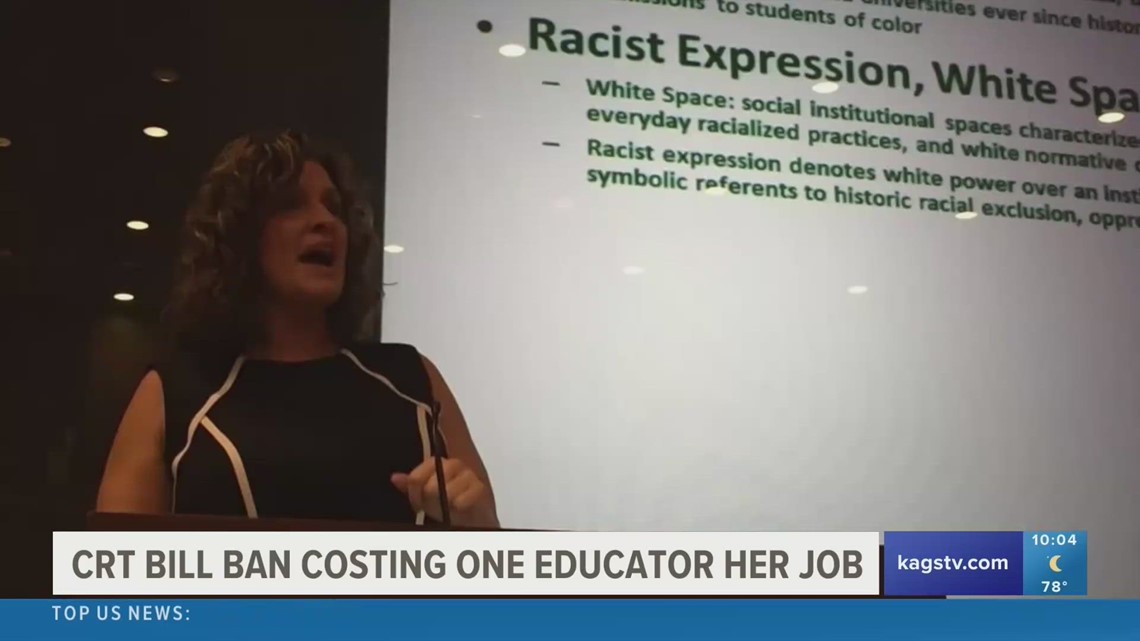 A Texas A&M professor says a CRT teachings ban is making her reconsider being a teacher