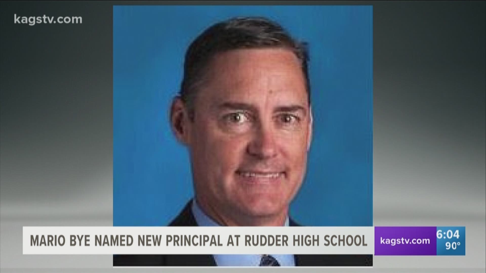 The Bryan ISD School Board announced today the hiring of a new principal at Rudder High School.