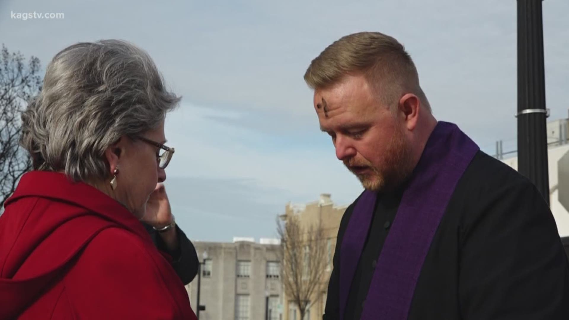 Many here in the Brazos Valley spent the morning or afternoon in mass for Ash Wednesday. But, one local church put a twist on the traditional service.