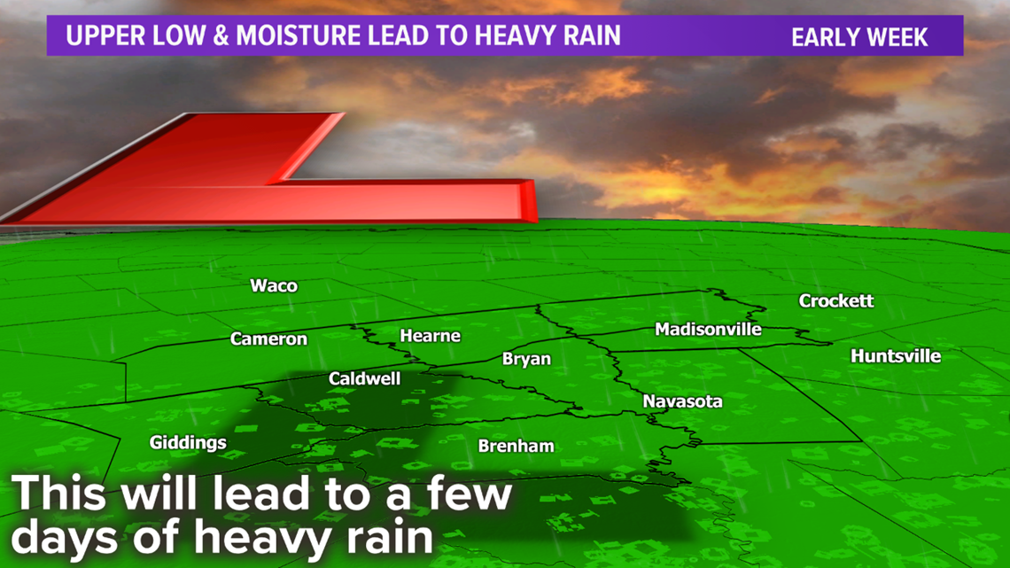 Heavy rain event likely this weekend for the Brazos Valley | kagstv.com