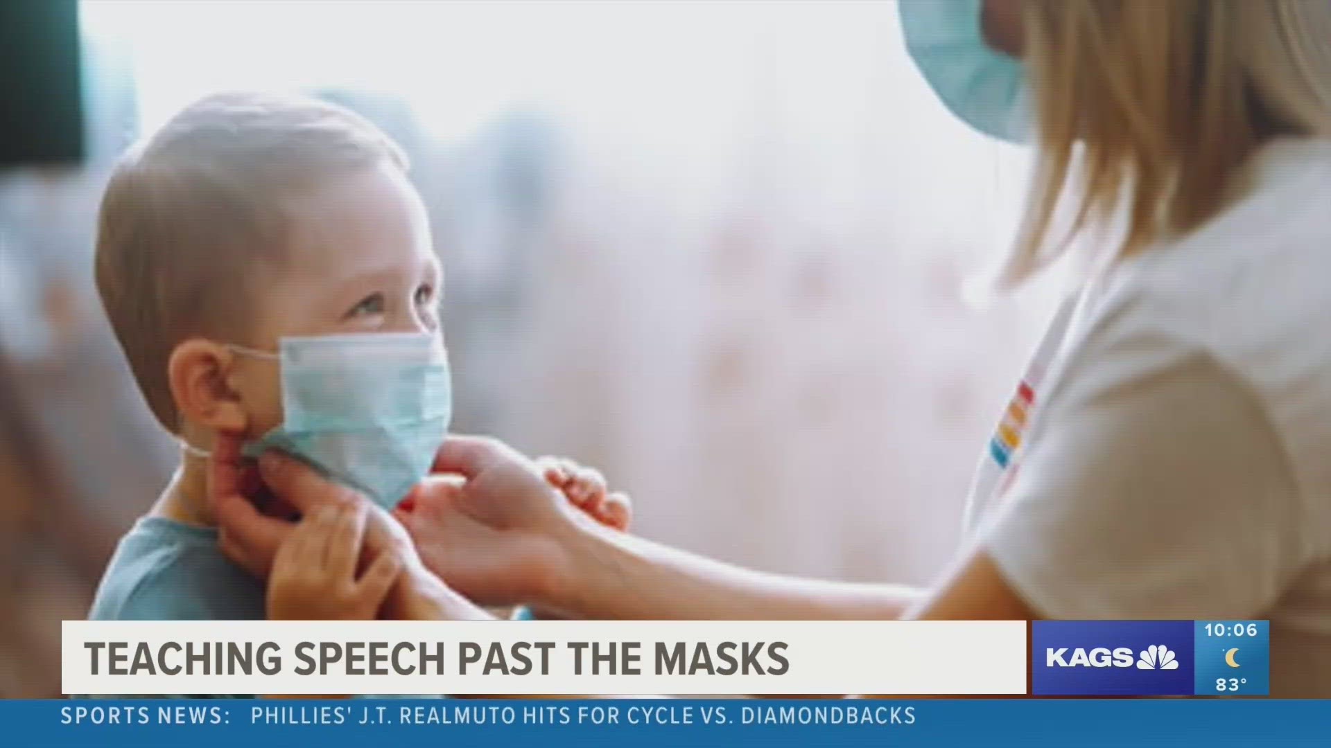 The Bryan Independent School District shared how they pushed through the pandemic related restrictions that put a mask on learning speech.