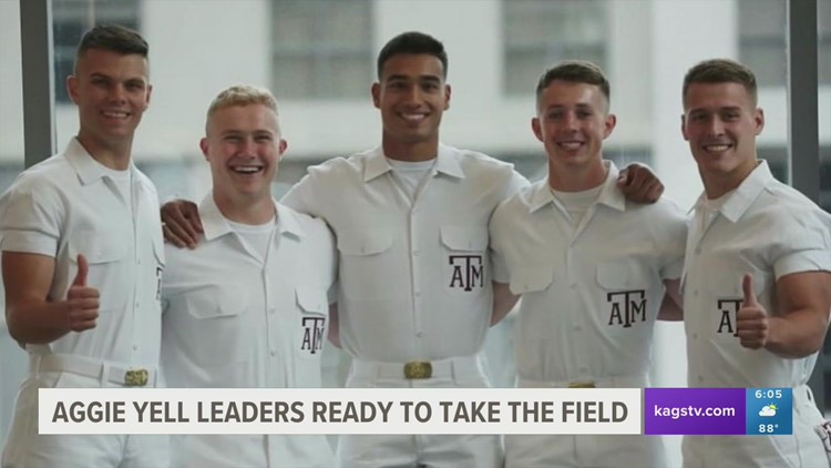 KAGS Exclusive: Aggie Yell Leaders prepare for first football game
