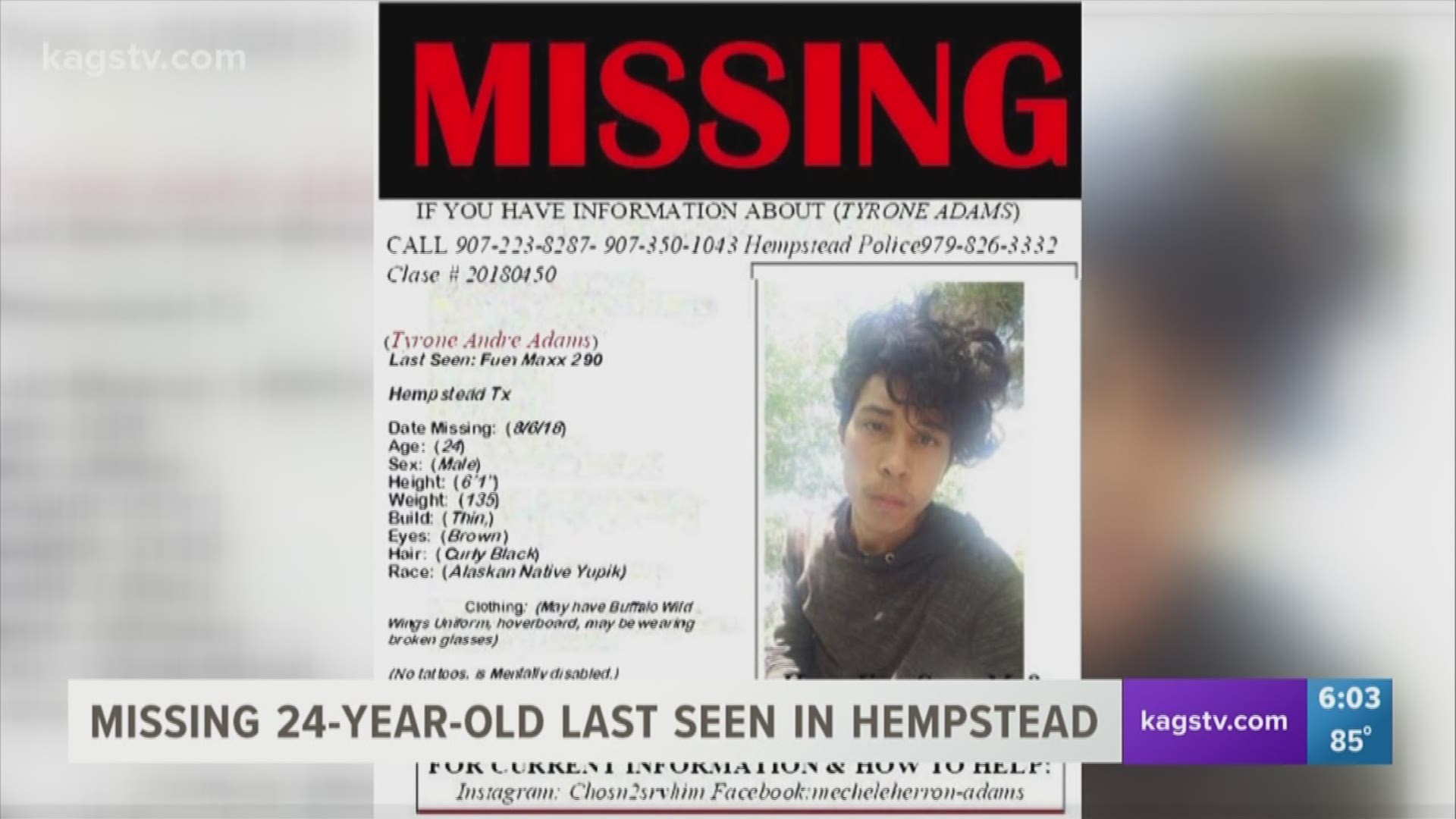 Police are still looking for a young man last seen over a month ago in Hempstead.