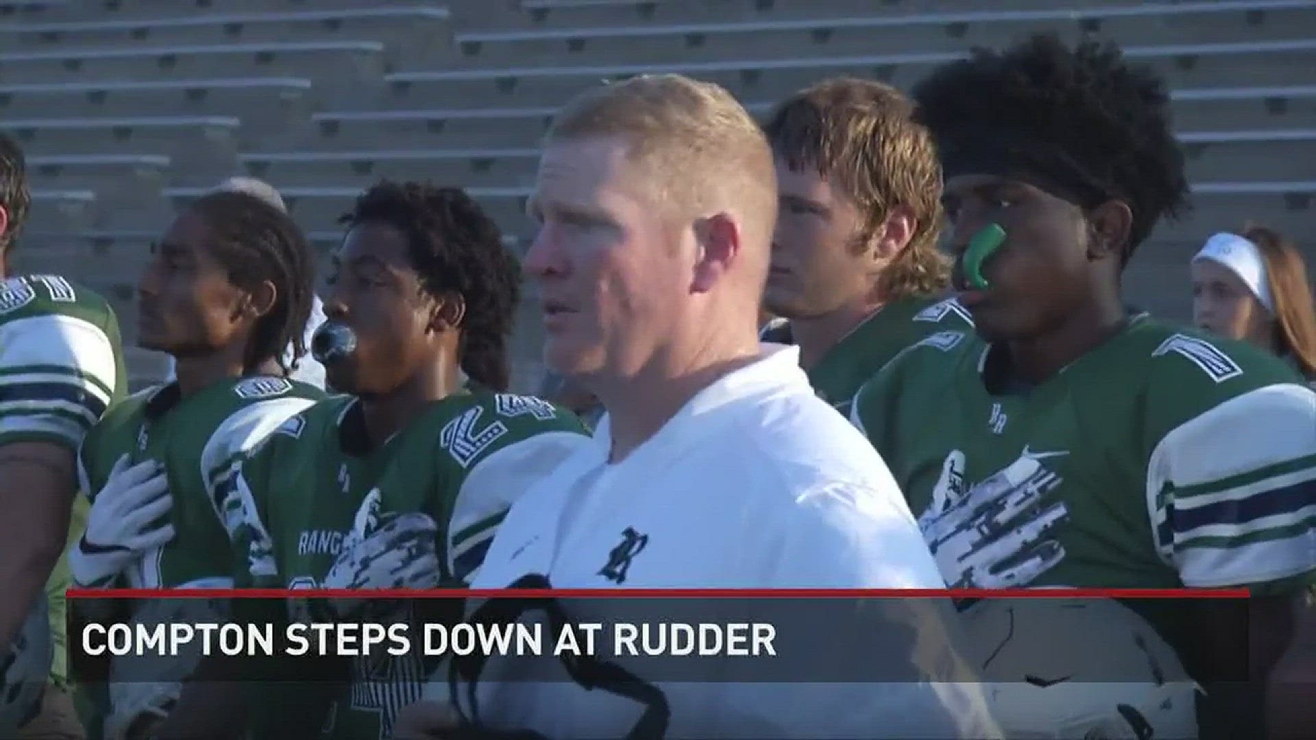 Rudder head football coach and athletic coordinator Will Compton stepped down from his position on Tuesday.