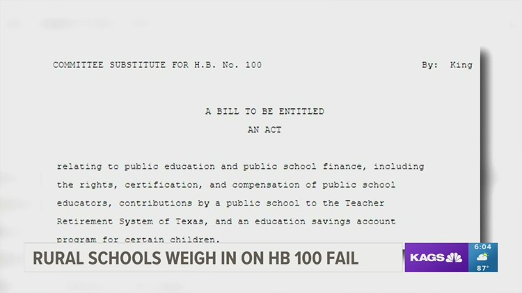 Bremond ISD Superintendent calls out legislature for failed bill that would increase teacher pay