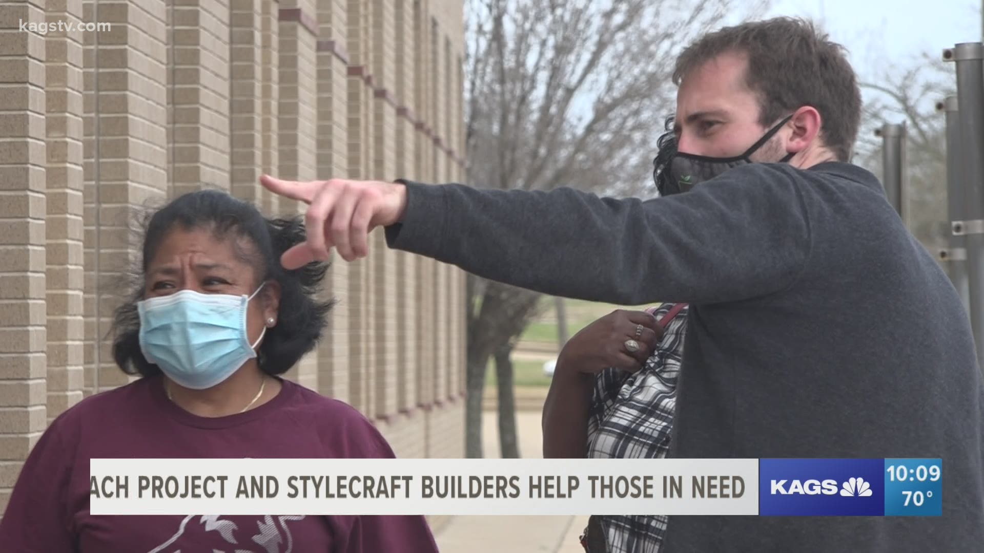The REACH Project and StyleCraft Builders teamed up to raise money for essential Aggies impacted by the arctic blast.
