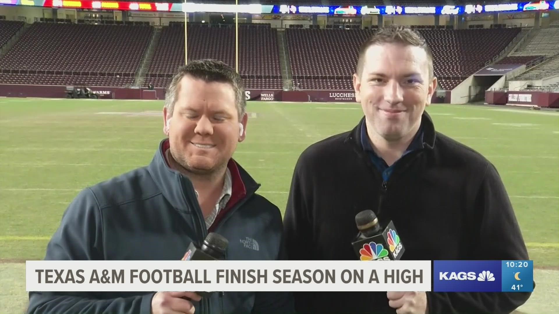 Justin Woodard and Ben Peck go over the keys to Texas A&M's 38-23 win over #5 LSU. The Aggies won't go to a Bowl Game, but they end the season in style at Kyle Field