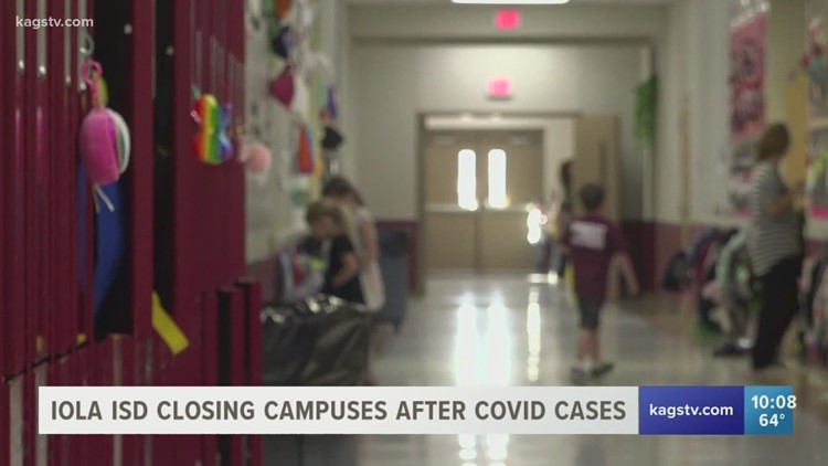 Iola ISD closing campuses after an increase in COVID cases