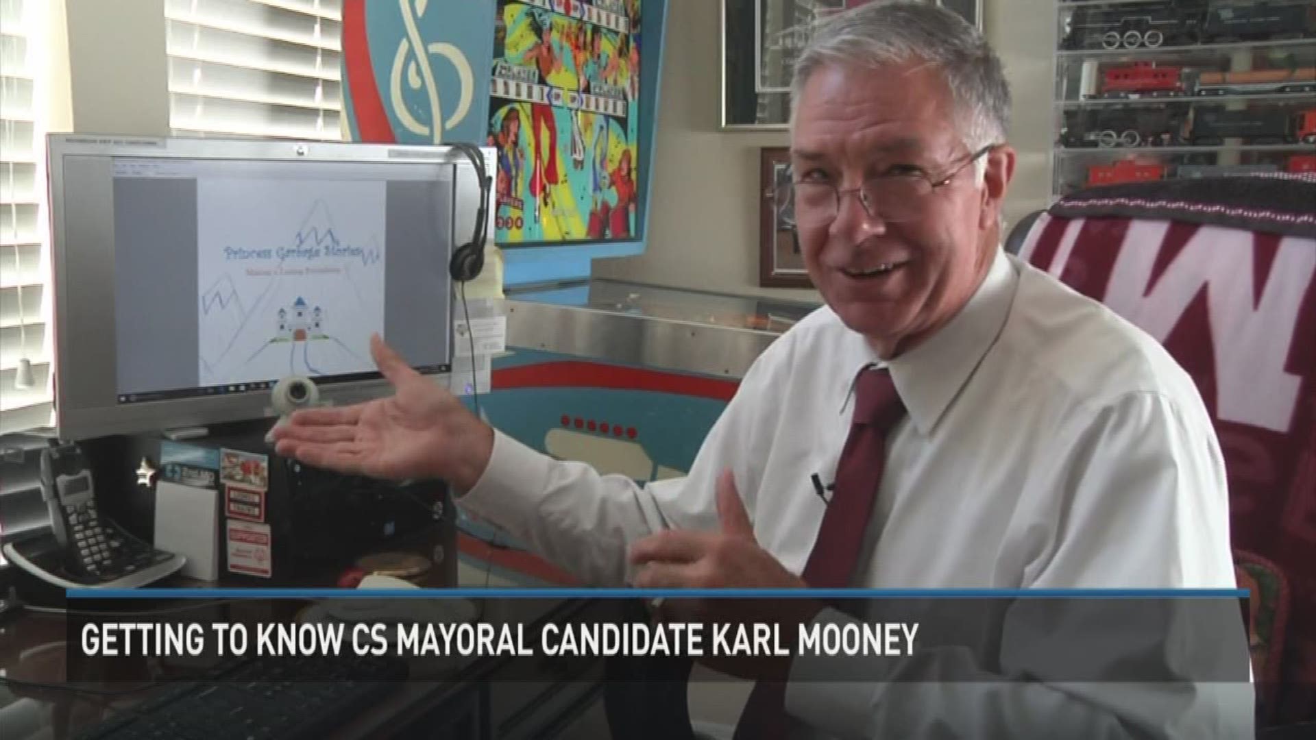 We get to know Karl Mooney who is running for mayor of College Station. 