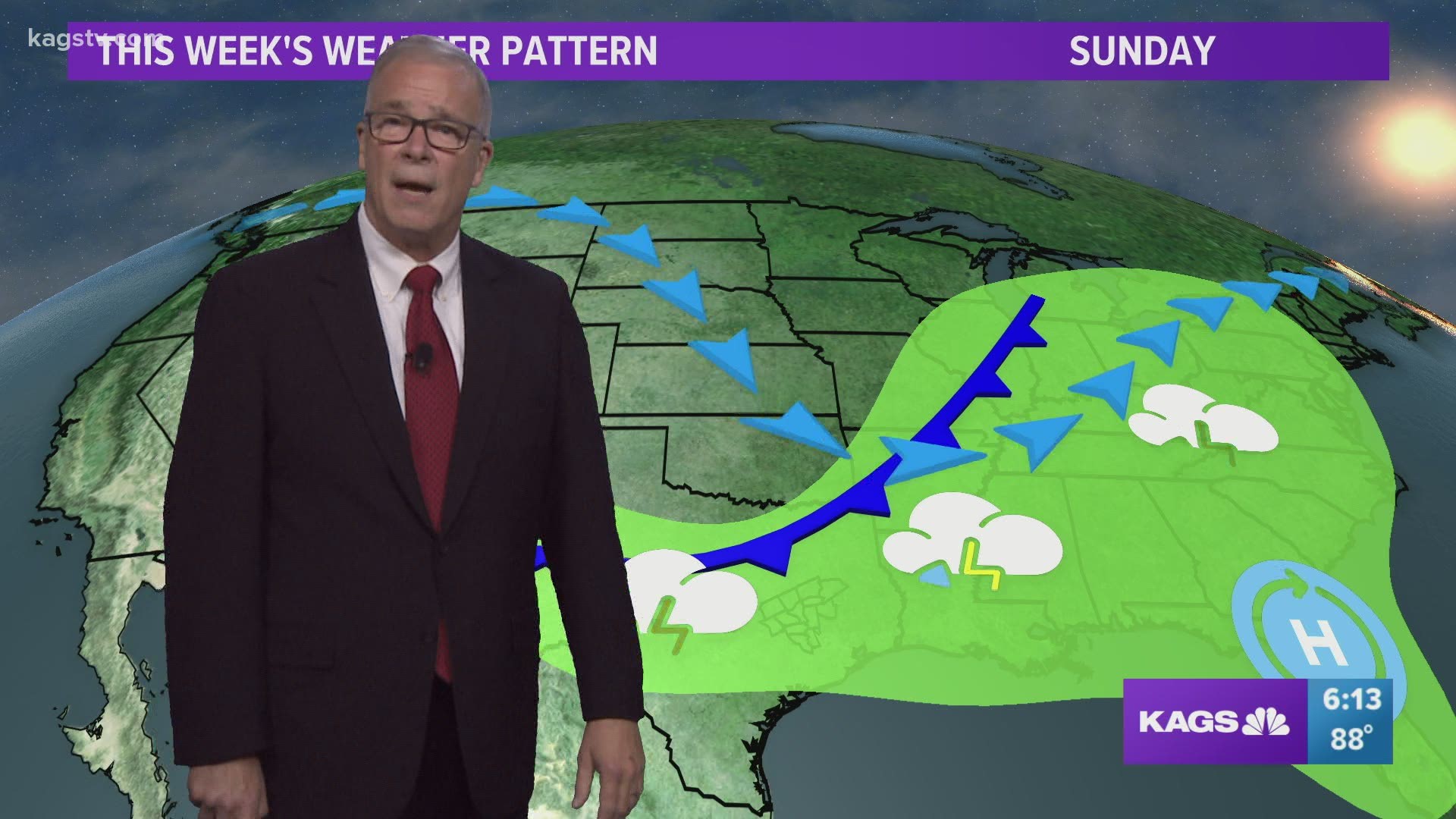 Weather will ease back into more typical patterns next week