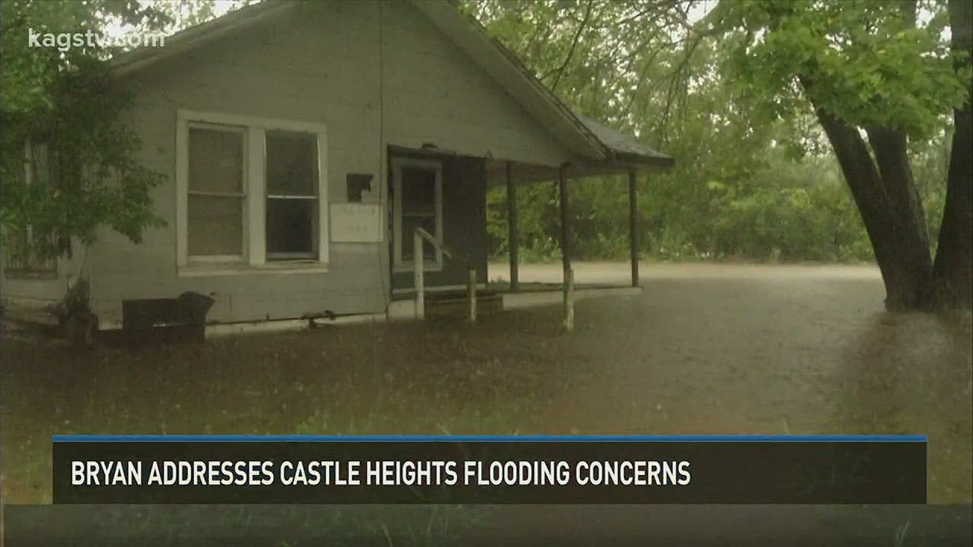 Today, the Bryan City Council held a workshop to address flooding concerns and develop possible drainage solutions for the Castle Heights neighborhood. In recent years, Castle Heights has seen some extreme flooding including during Hurricane Harvey, leavi