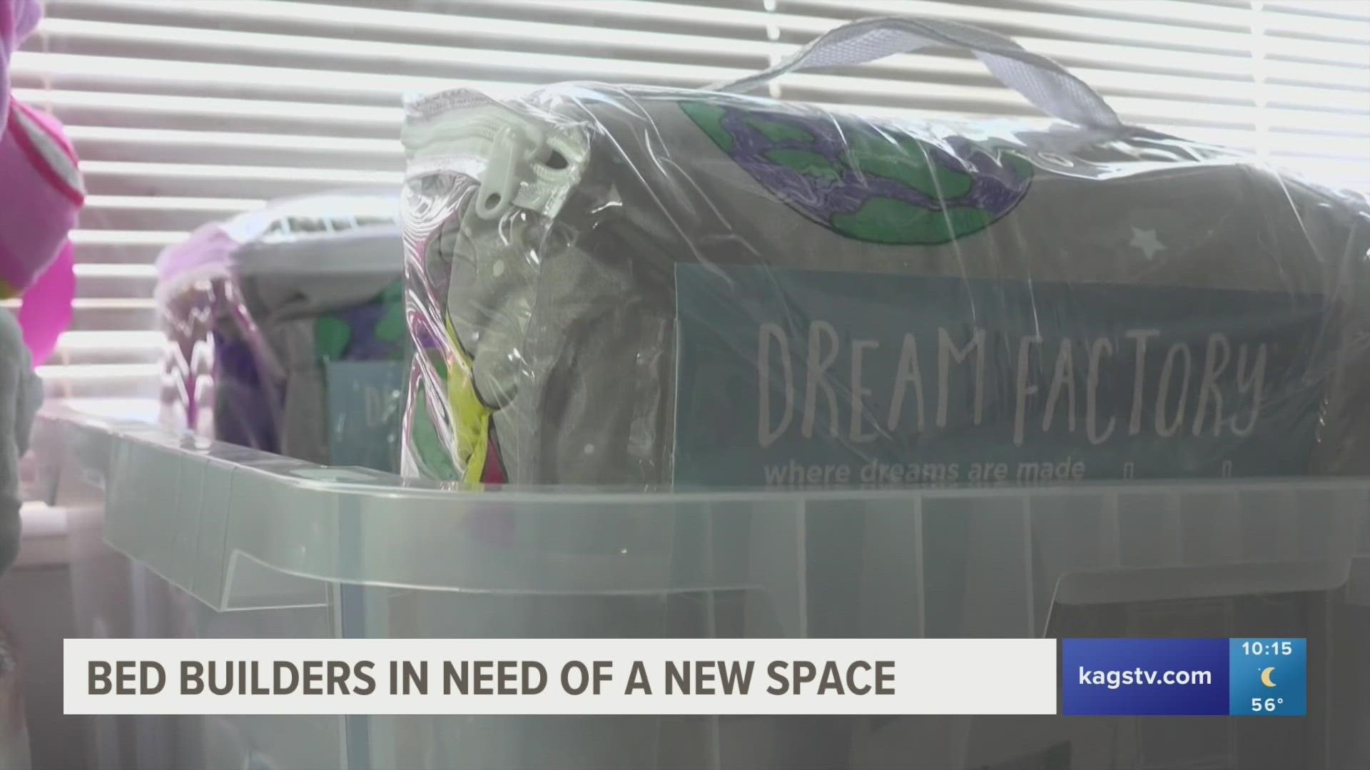 Sleep in Heavenly Peace has built over 400 beds in Bryan-College Station and looking for a space of their own to bring more places to sleep for those in need.