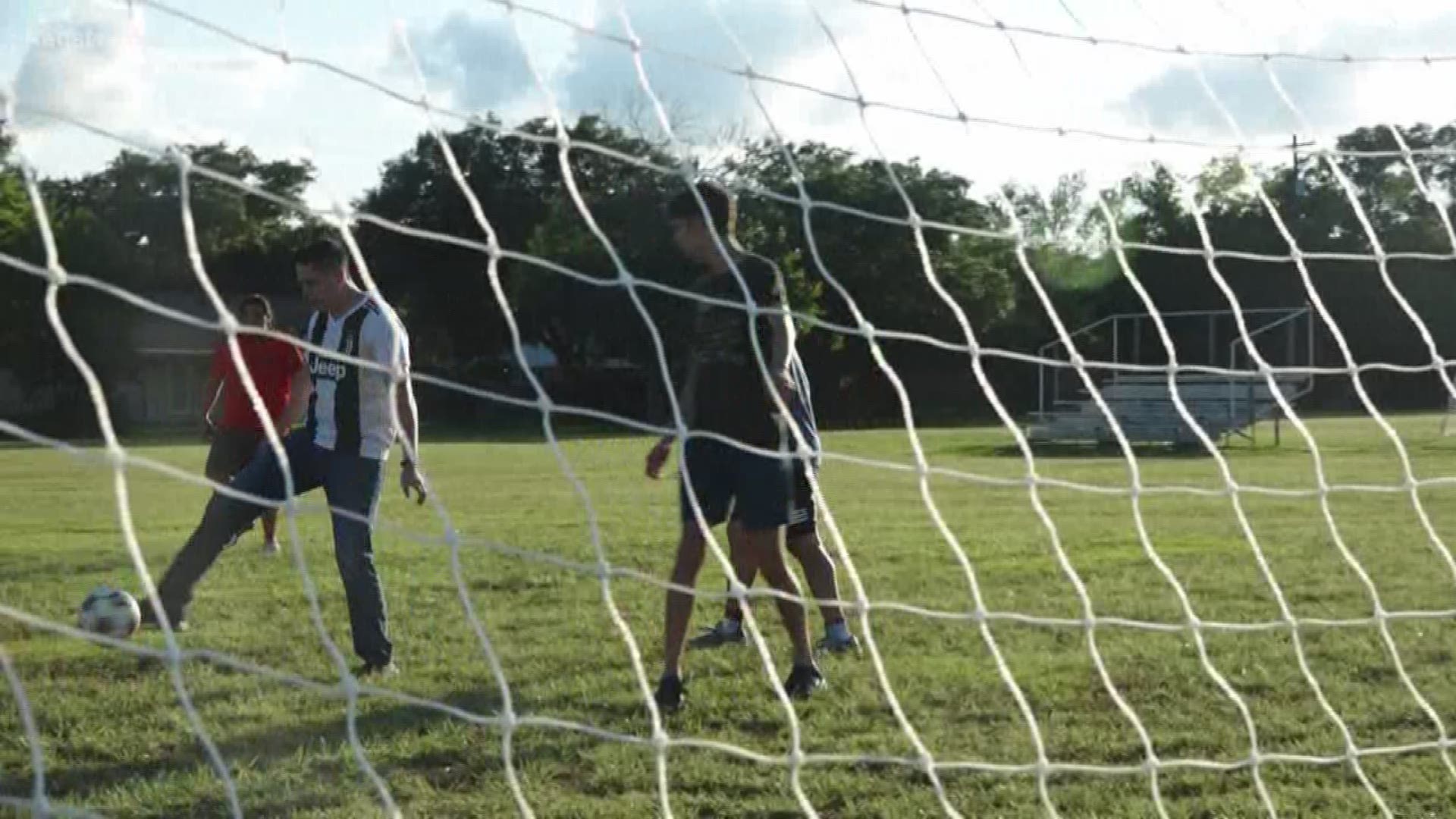 Local man brings soccer goal idea to the city council and scores for the entire city.