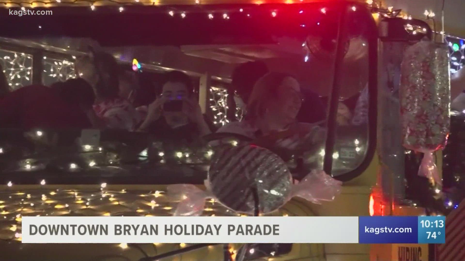 Destination Bryan and BCS Toyota presented the Downtown Holiday Stroll and Lighted Parade on Thursday.