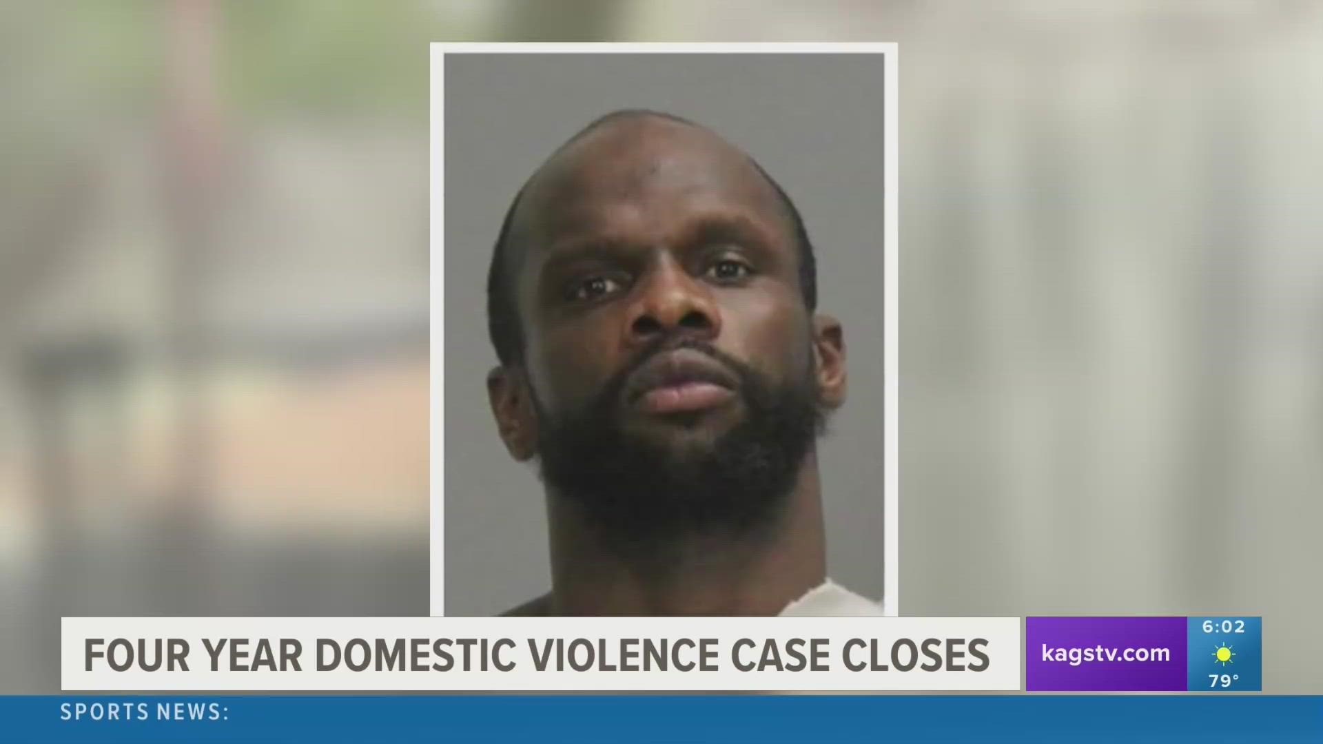 Man sentenced to 8 years for domestic violence, per Brazos Co. DA ...