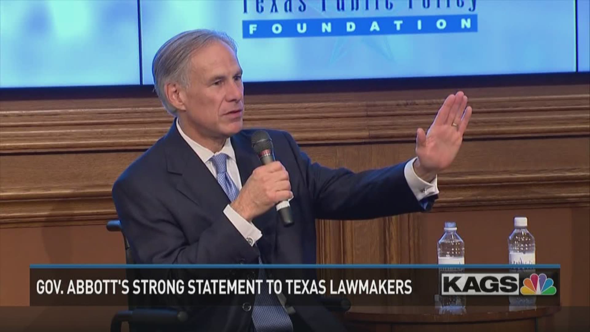 Governor Abbott announce he will be tracking the votes of lawmakers on key issues.