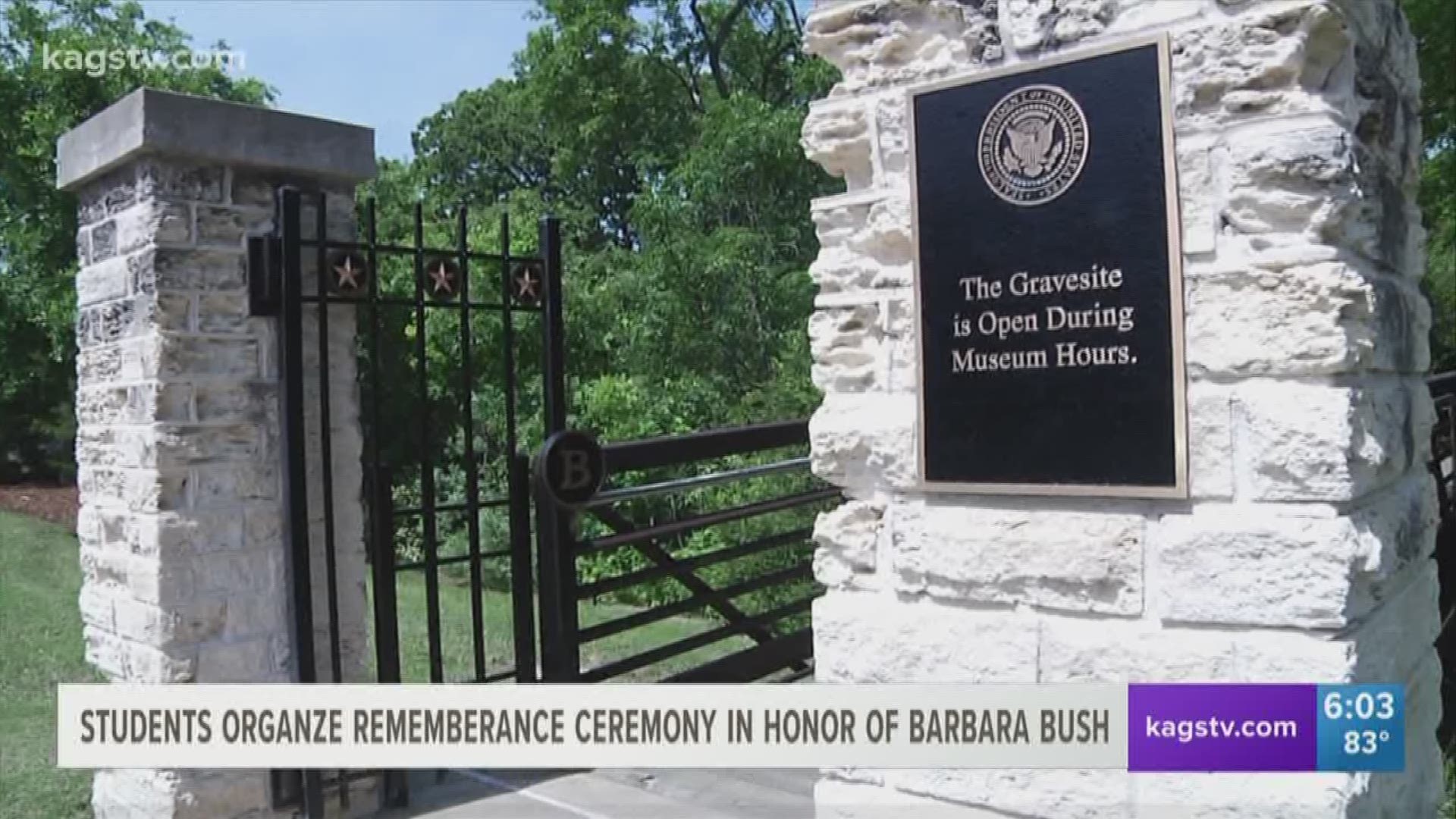 A group of Texas A&M students will continue to honor that legacy with a remembrance ceremony.