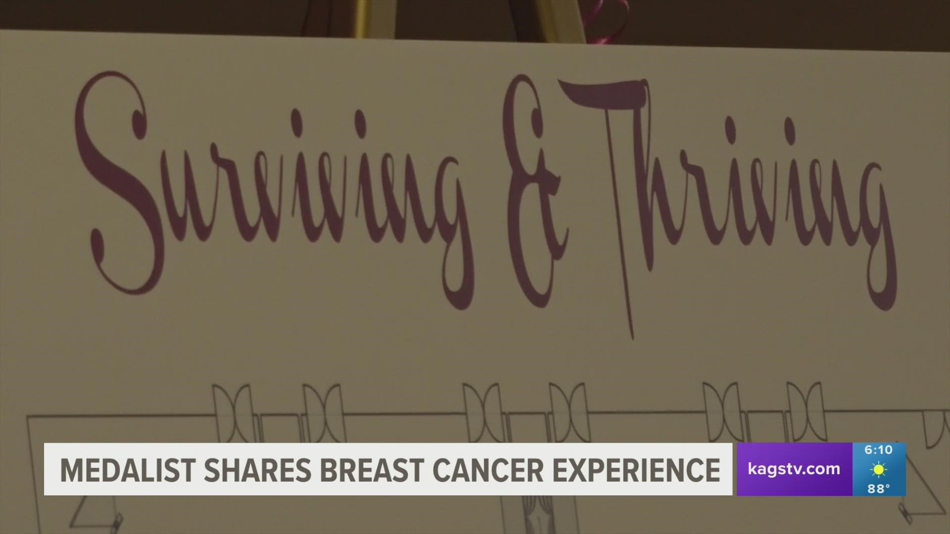 Chaunte Lowe said she was diagnosed with triple-negative breast cancer at 35 years old.