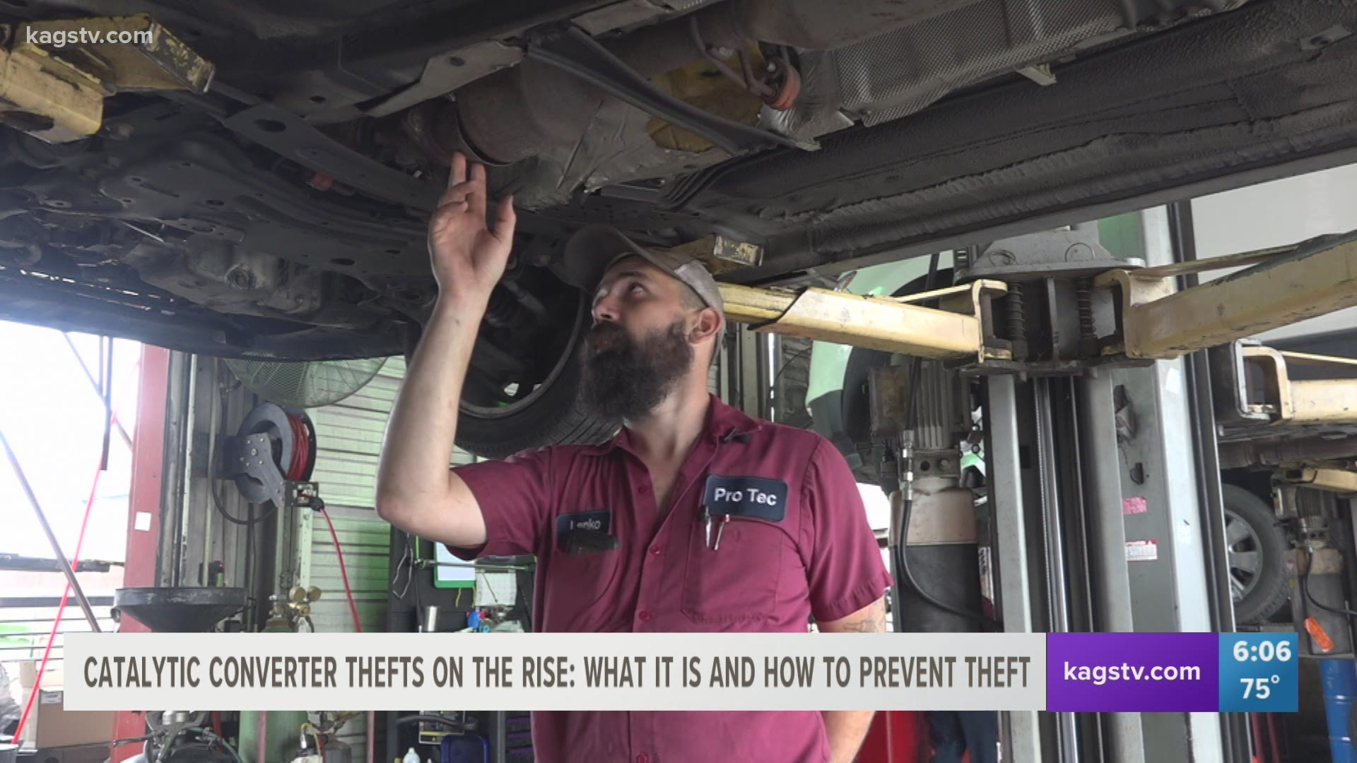 The police department said it can cost up to $4,000 to replace your stolen catalytic converter.