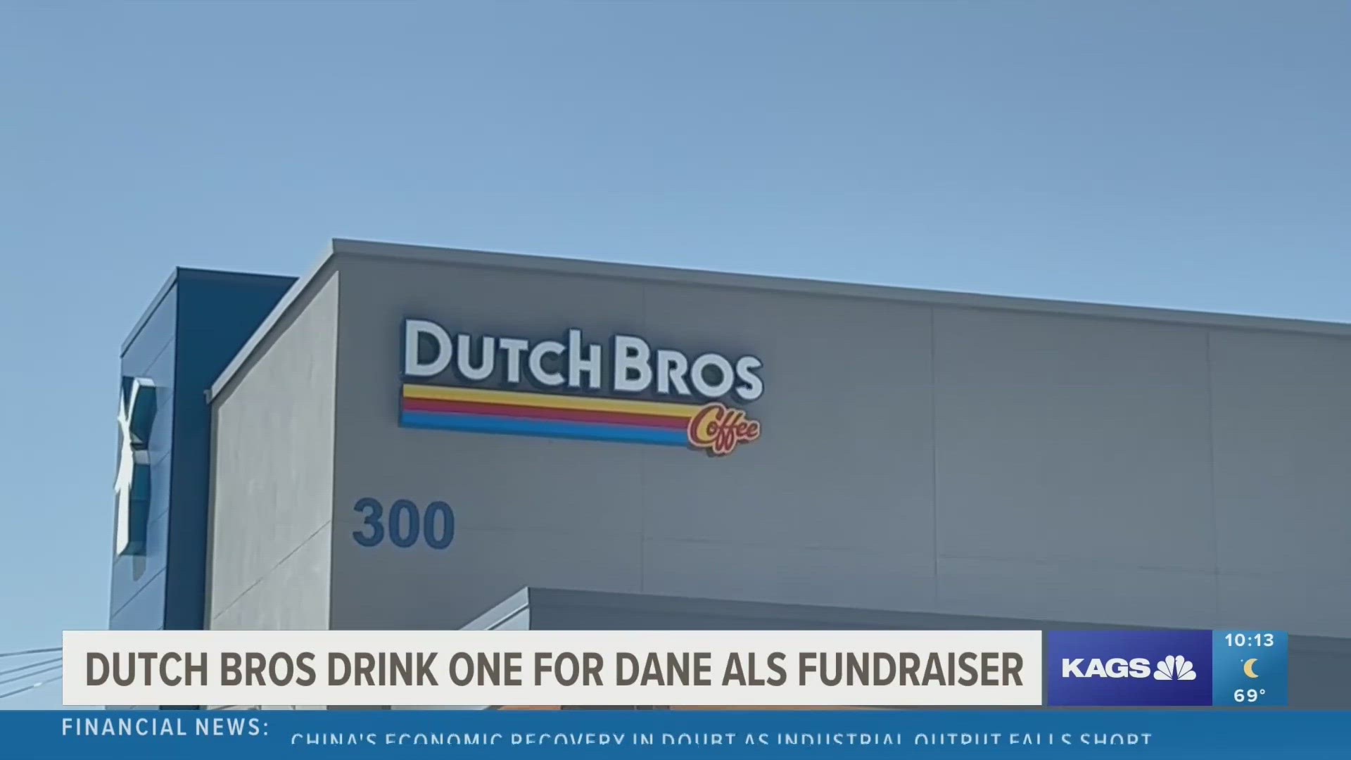 Each drink sold at all of Dutch Bros' shops will see a portion of money will be donated to the Muscular Dystrophy Association, a non-profit researching ALS.