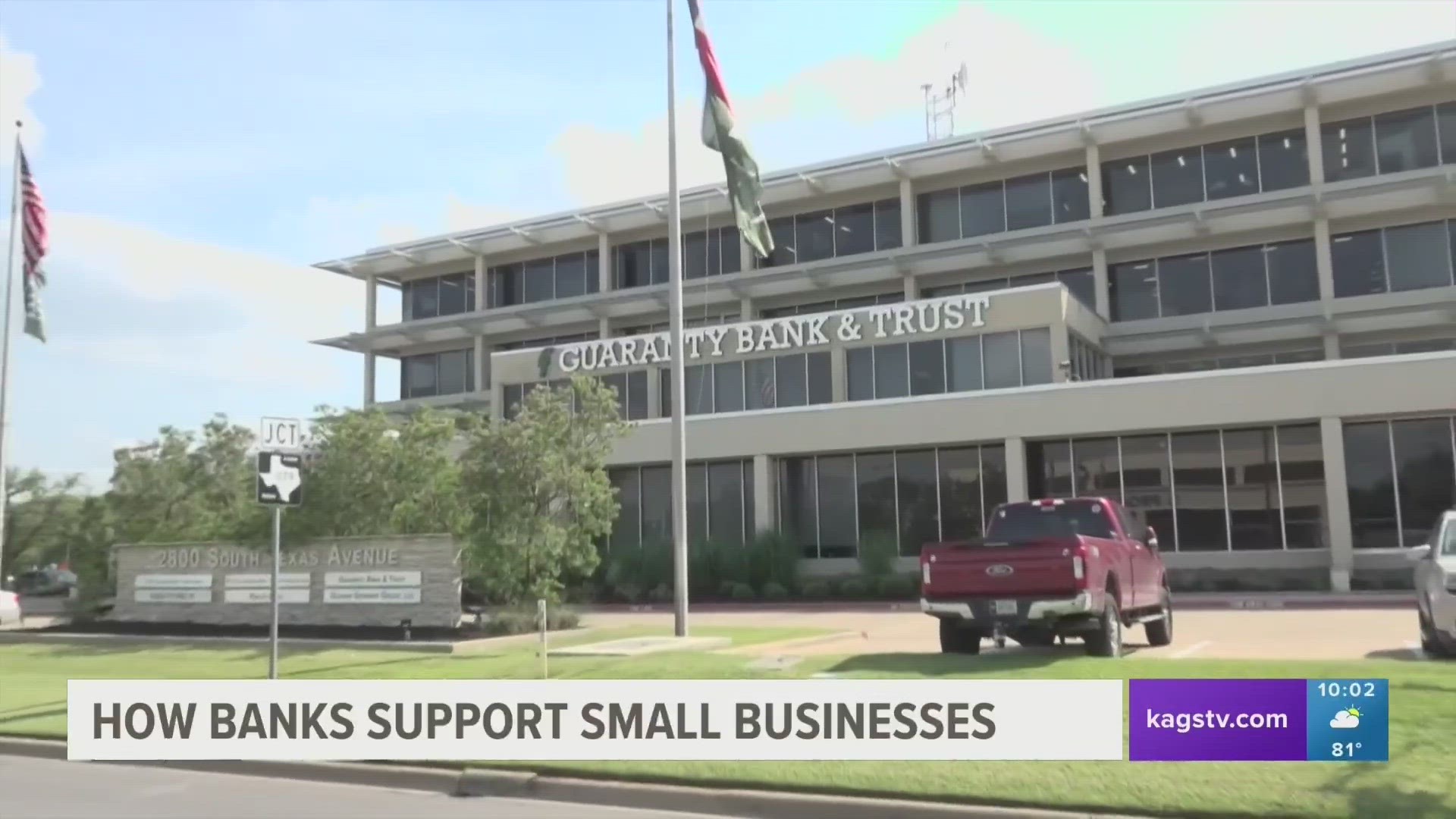 April 30 to May 6 is Small Business Week in Texas. A local Vice President of Guaranty Bank & Trust shared how local banks are the cornerstone of small business.