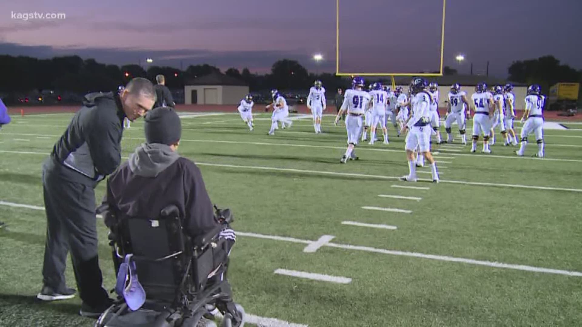 A dedicated College Station coach turns his tragedy into inspiration as he helps coach the next generation of athletes.