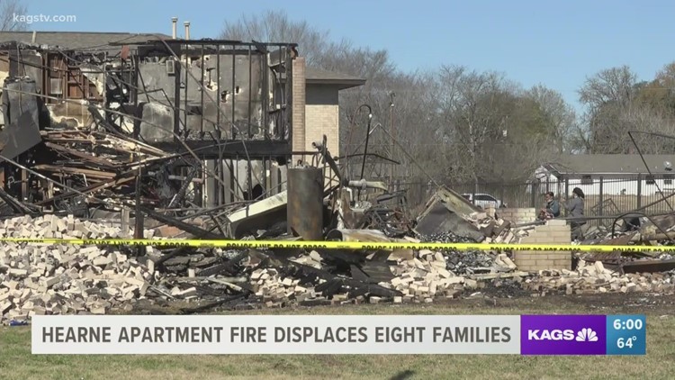 Families relocated, adjusting after Sunday morning fire in Hearne