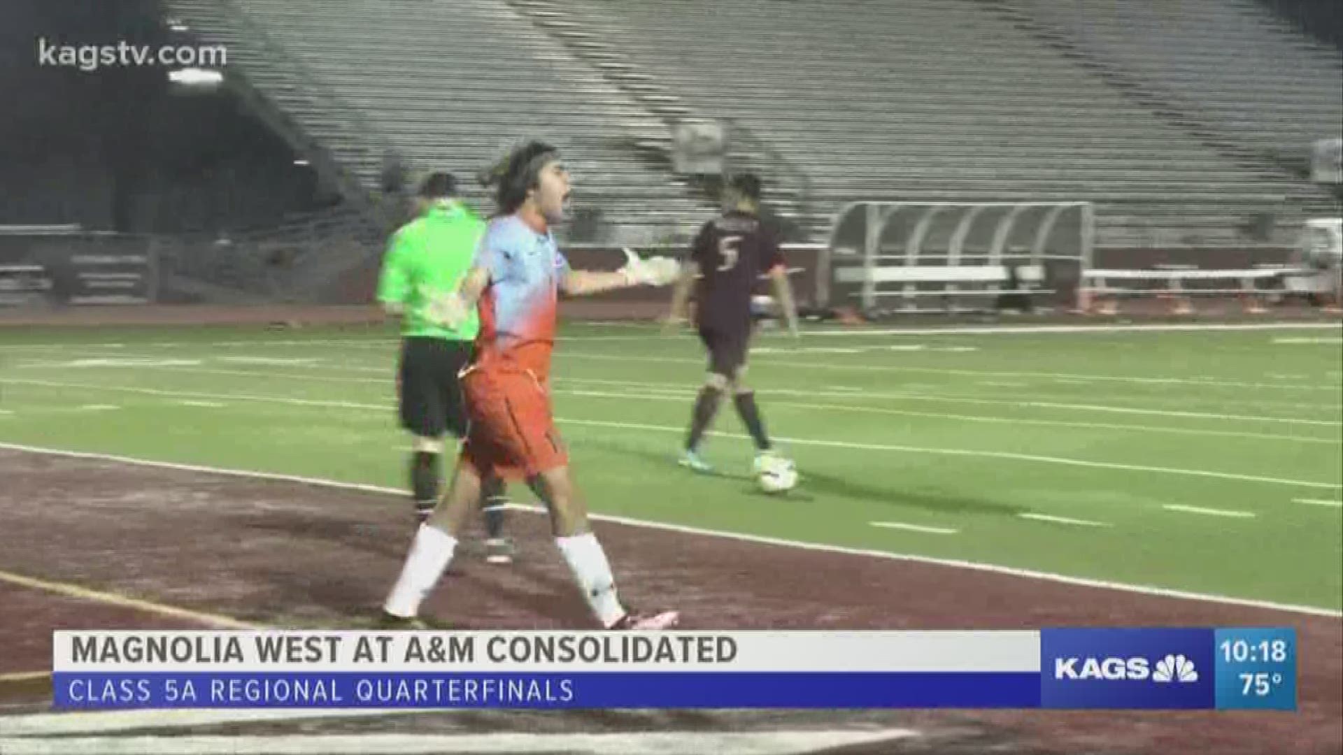 A&M Consolidated defeated Magnolia West 4-2 in PKs on Friday night.