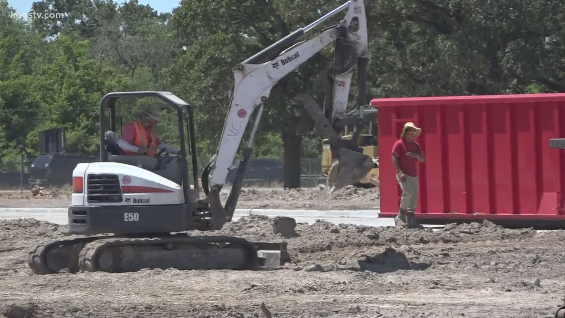 Midtown Park construction moving along as scheduled