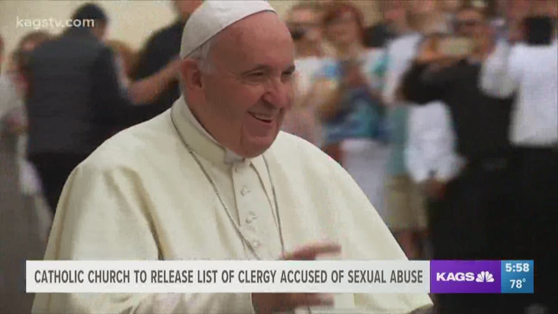 A major announcement from the catholic Church in Texas today, they plan to release the names of clergy members accused of sexual assault.