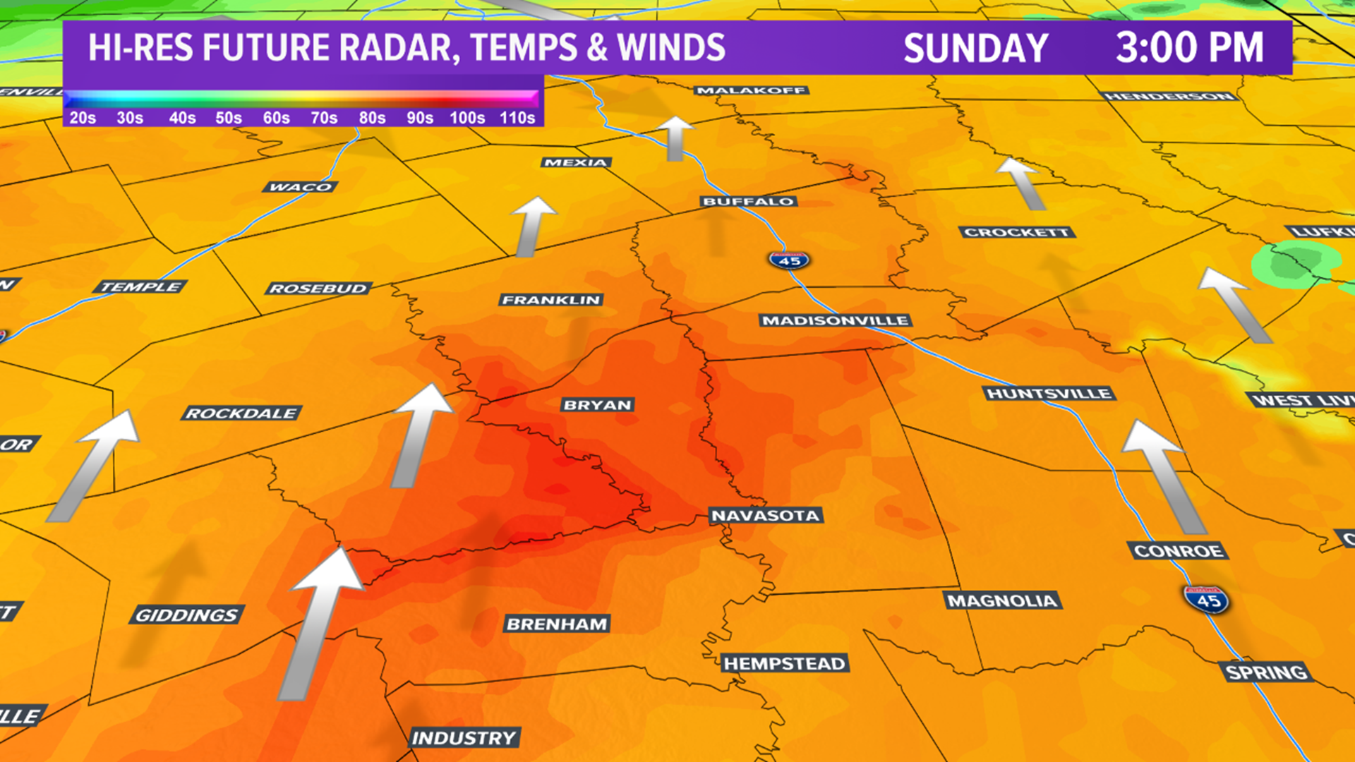 Near record highs Sunday but a Canadian cold front will usher in ...
