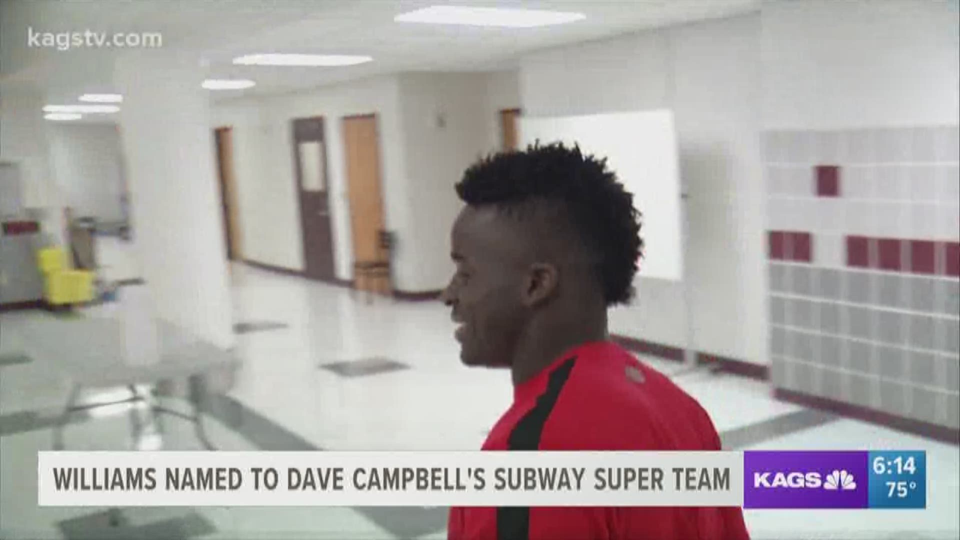 A&M Consolidated's Tony Williams was named to  Dave Campbell's Subway Super Team on Thursday.