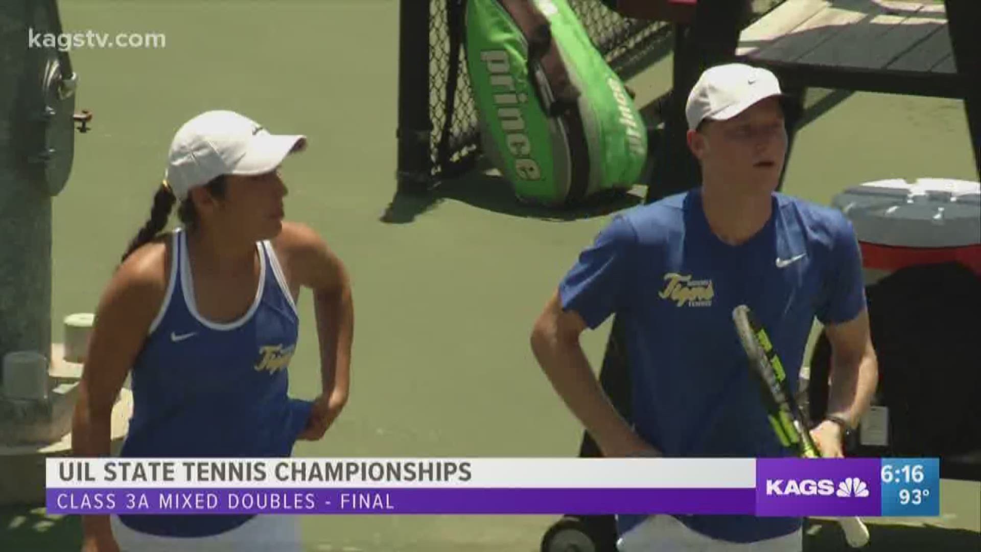 Rockdale's mixed doubles team won the 3A State Championship 6-1, 6-0 over Sonora on Friday.