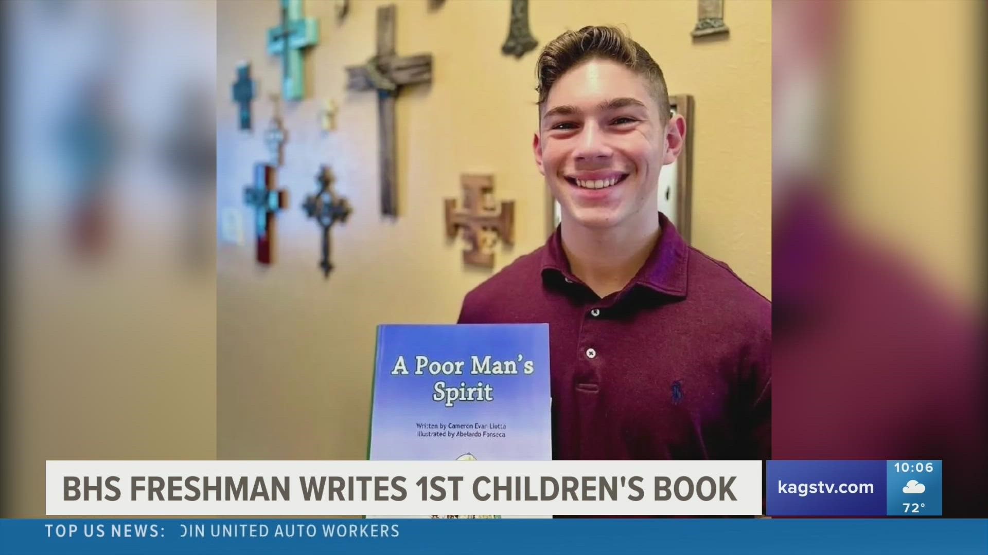 Cameron Liotta wrote and published what he says is the perfect book for the holiday.